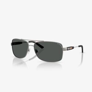 Burberry BE3074 Black and Silver Sunglasses